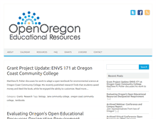 Tablet Screenshot of openoregon.org